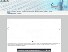 Tablet Screenshot of geniageo.com